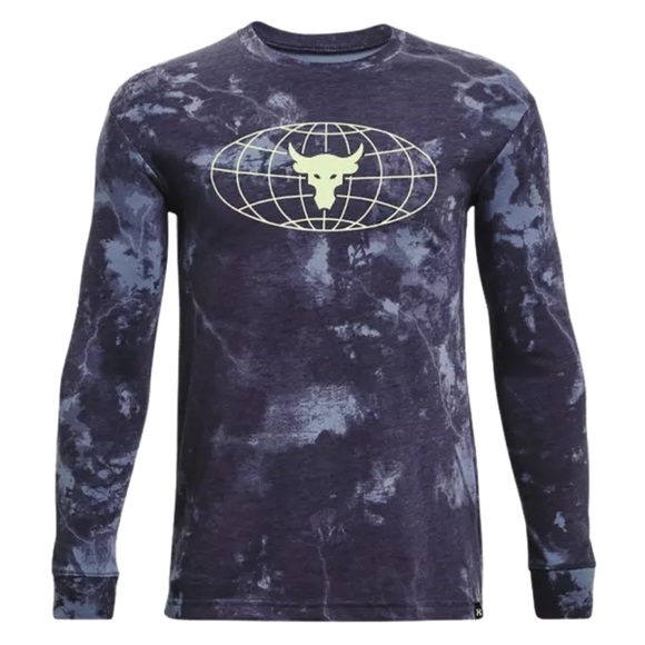 Under Armour Other - UNDER ARMOUR • Boys Project Rock Brahman Globe Long Sleeve Shirt